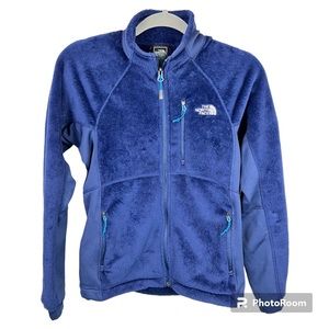 North Face Women’s Polartec Summit Series Blue Fleece Full Zip Jacket Size M